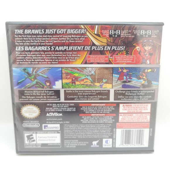 Activision Bakugan Defenders of the Core Nintendo DS Standard Edition New Sealed - Picture 8 of 8